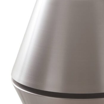 Lucande Mynoria LED závesné svietidlo, sivá farba, hliník, Ø 35 cm