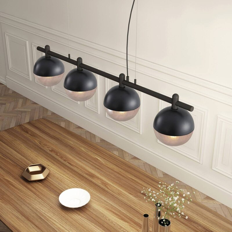 Lucande Neta závesná lampa, 4 svetelné zdroje Lucande Neta závesná lampa, 4 svetelné zdroje