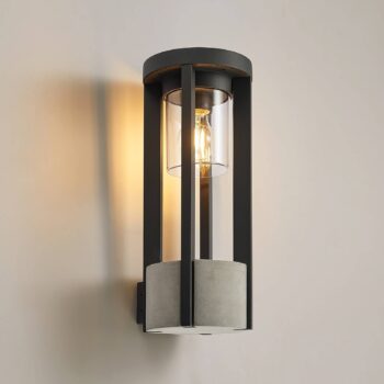 Lucande Overa vonkajšie nástenné okrúhle E27