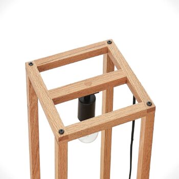 Lucande Sedrik stojaca lampa v tvare škatule