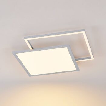 Lucande Senan LED stropná lampa, štvorce, CCT