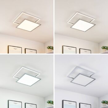 Lucande Senan LED stropná lampa, štvorce, CCT