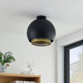 Lucande Sivanel stropné svietidlo dvojité tienidlo