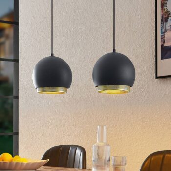 Lucande Sivanel závesná lampa, 2-plameňová