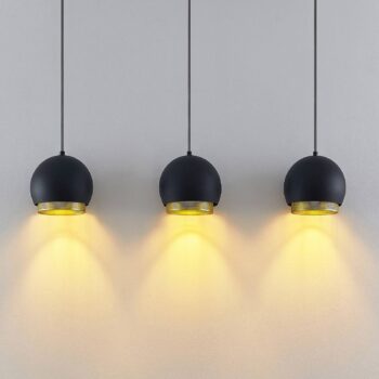 Lucande Sivanel závesná lampa, 3-plameňová