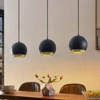 Lucande Sivanel závesná lampa, 3-plameňová