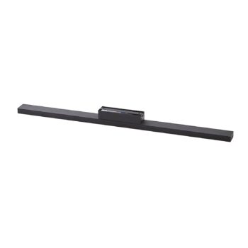 Lucande Smart LED stropné svietidlo Leicy black 5,8 cm RGB CCT
