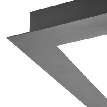 Lucande Smart LED stropné svietidlo Leicy black 65 cm RGB CCT
