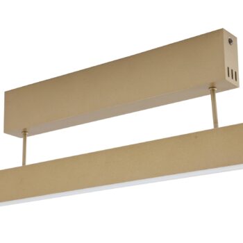 Lucande Smart LED stropné svietidlo Mylosh, zlatá, CCT, Tuya