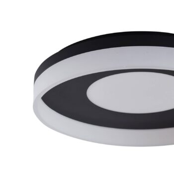Lucande Smart LED stropné svietidlo Squillo black Tuya RGBW CCT