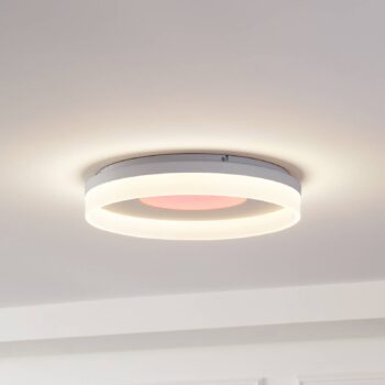Lucande Smart LED stropné svietidlo Squillo white Tuya RGBW CCT