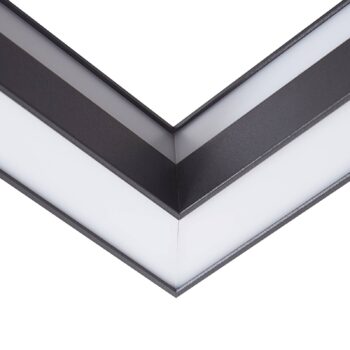 Lucande Smart LED stropné svietidlo Tjado, 30 cm, čierne, RGBW