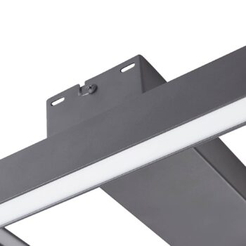 Lucande Smart LED stropné svietidlo Tjado, 30 cm, čierne, RGBW