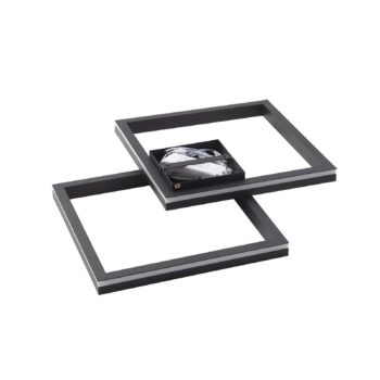 Lucande Smart LED stropné svietidlo Tjado, 85 cm, čierne, RGB, CCT