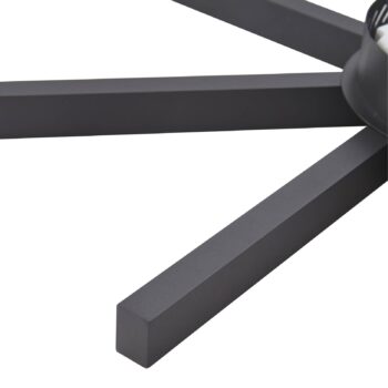 Lucande Smart LED stropné svietidlo Tjado, Ø70 cm, čierna, RGBW