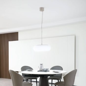 Lucande Smart LED závesné svetlo Bolti, biele, RGBW, CCT, Tuya