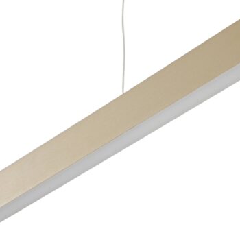 Lucande Smart LED závesné svetlo Mylosh, zlatá, CCT, Tuya