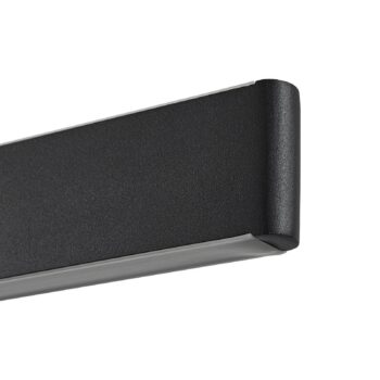 Lucande Smart LED závesné svietidlo Mylosh, čierne, CCT, Tuya