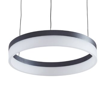 Lucande Smart LED závesné svietidlo Squillo black Tuya RGBW CCT
