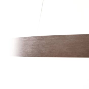 Lucande Smart LED závesné svietidlo Yonam, káva, 1 svetlo, Tuya