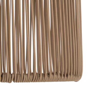 Lucande Solvindor vonkajšie závesné svietidlo, khaki, plast, IP44