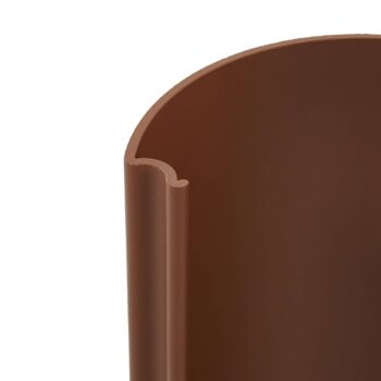 Lucande Stojaca lampa Corban, hrdza, dvere, zásuvky, G9, IP44