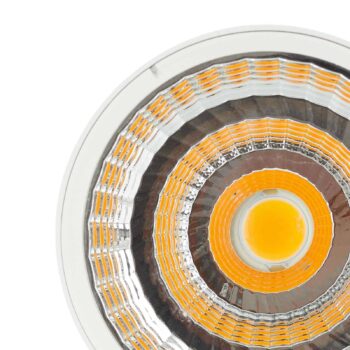 Lucande Takio LED downlight 2700K Ø10 cm biela