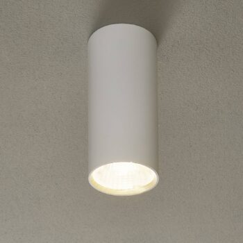 Lucande Takio LED downlight 2700K Ø10 cm biela