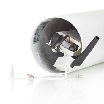 Lucande Takio LED downlight 2700K Ø10 cm biela