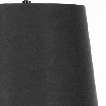 Lucande Thamila závesná lampa, čierna, dub