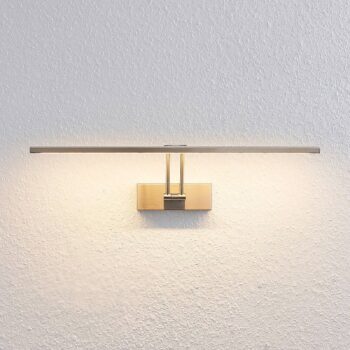 Lucande Thibaud LED svietidlo, nikel, 51,4 cm