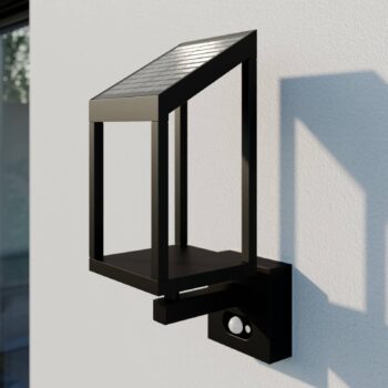 Lucande Timeo LED solárna vonkajšia nástenná lampa