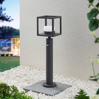 Lucande Timio cestné svetlo, 60 cm, detektor pohybu, GX53, IP44