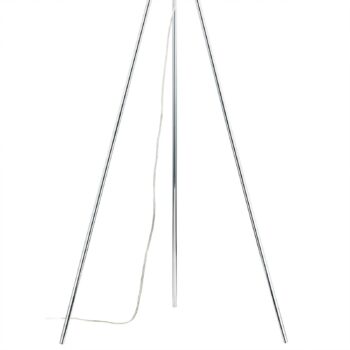 Lucande stojaca lampa Diborah, dymovo sivá, sklo, 150 cm, G9
