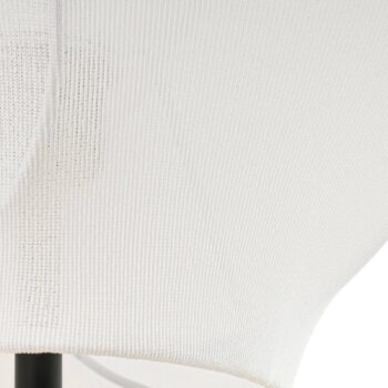 Lucande stojaca lampa Tovina, textil, biela, výška 165 cm