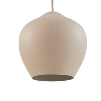 Lucande závesné svietidlo Malisa, béžové, 3-pl., kov, 90 cm