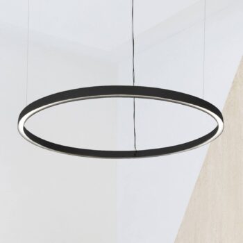 Luceplan Compendium Circle 110 cm, čierna