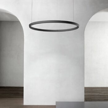 Luceplan Compendium Circle 110 cm, čierna