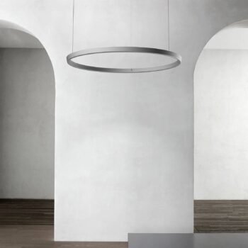 Luceplan Compendium Circle 110 cm, hliník
