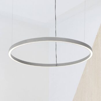 Luceplan Compendium Circle 110 cm, hliník