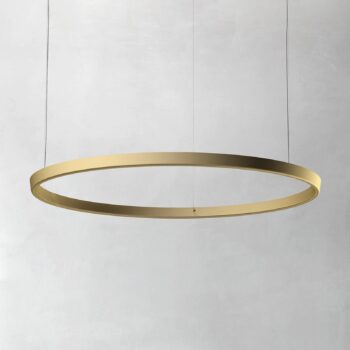 Luceplan Compendium Circle 110 cm, mosadz