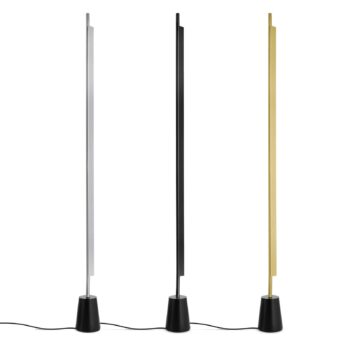 Luceplan Compendium stojaca LED lampa 2700K čierna