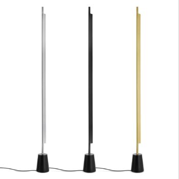 Luceplan Compendium stojaca LED lampa 2700K hliník