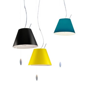Luceplan Costanzina závesná lampa v čiernej