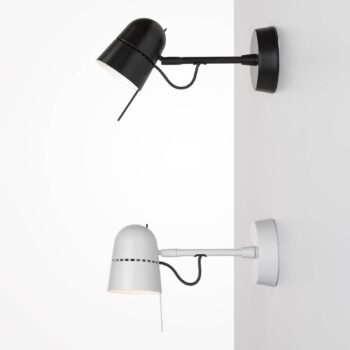 Luceplan Counterbalance nástenné bodové LED čierna