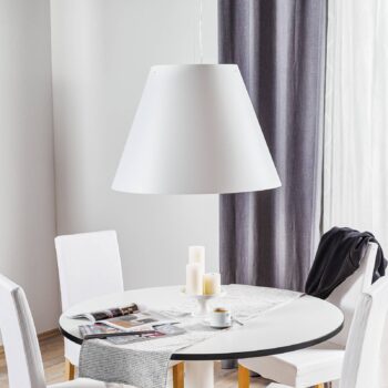 Luceplan Grande Costanza – závesná lampa, biela