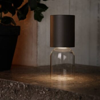 Luceplan Nui Mini stolová lampa IP54 greige
