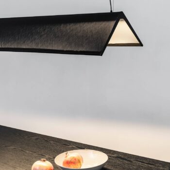 Ludovico Povrchové závesné svetlo LED, 115 cm, čierna