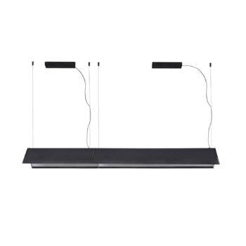 Ludovico Povrchové závesné svetlo LED, 60 cm, čierna