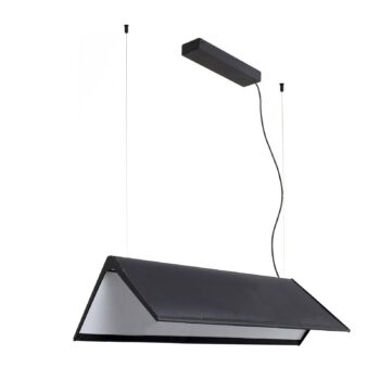 Ludovico Povrchové závesné svetlo LED, 60 cm, čierna